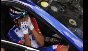 Tour de France: terrible désillusion pour le Français Thibaut Pinot qui a abandonné 