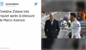 Real Madrid : Zinédine Zidane « sous le choc » après la terrible blessure de Marco Asensio
