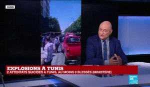 TUNISIE : Au moins 9 blessés dans les deux attentats suicides à Tunis