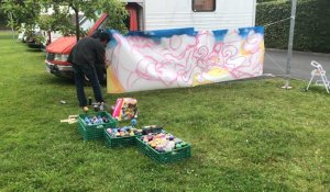 Un street-artiste invité à l'Ehpad, pour la fête de l'été