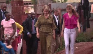 Visite de la princesse Elisabeth et de la reine Mathilde au Kenya pour l'Unicef