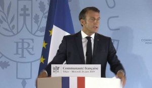 Macron: le climat, une "ligne rouge" de la France au G20