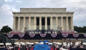 Fête nationale du 4 juillet: ultimes préparatifs à Washington