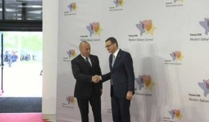 Arrivée des leaders des Balkans pour le sommet à Poznan