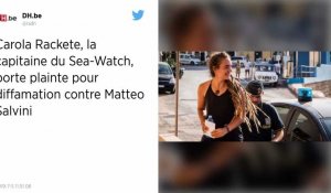 Carola Rackete, capitaine du Sea-Watch, porte plainte contre Matteo Salvini