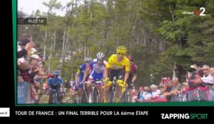 Zap sport du 12 juillet - Tour de France : un final terrible pour la 6e étape (vidéo)