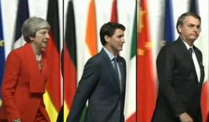 Les dirigeants arrivent pour la photo de famille du G20