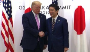 Rencontre bilatérale entre Trump et Abe