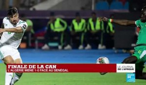 CAN-2019 : L'Algérie est devant le Sénégal à la mi-temps de la finale (1-0)