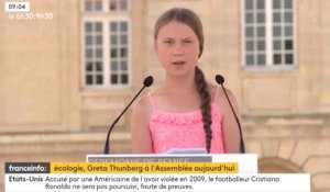 Greta Thunberg divise l'Assemblée Nationale - ZAPPING ACTU DU 23/07/2019