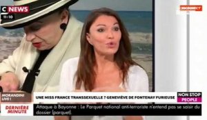 Morandini Live : Bientôt une Miss France transgenre ? Geneviève de Fontenay refuse le débat