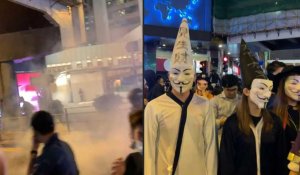 Hong Kong : échauffourées et récession pour Halloween