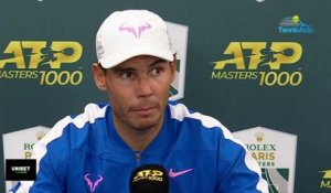 Rolex Paris Masters 2019 - Rafael Nadal is sick ? : "I had an upset stomach"