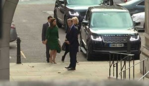 Londres: la princesse Haya de Jordanie arrive au tribunal
