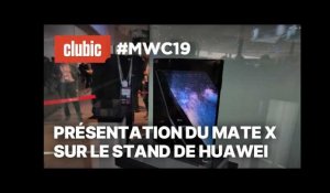 MWC19 : présentation du Mate X et Matebook X Pro sur le stand de Huawei