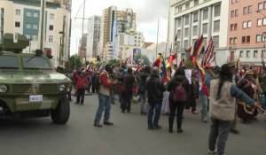 Bolivie: manifestation de partisans de Morales à La Paz