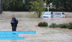Météo France place 11 départements en vigilance orange neige, pluie, inondations, vagues-submersions
