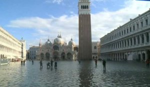Venise toujours sous les eaux après l'"acqua alta"