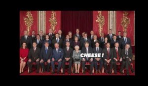 La reine Elizabeth II reçoit les chefs d&#39;État membres de l&#39;OTAN