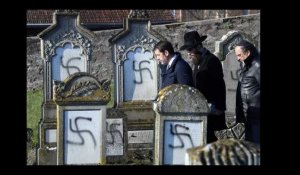 Alsace : profanation de 107 tombes au cimetière juif de Westhoffen, Castaner s'est rendu sur place