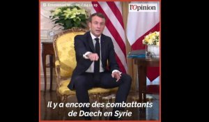 Les combattants de Daech, objet de tension (et d'ironie) entre Trump et Macron