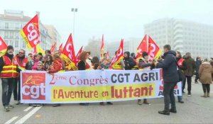 Grève et manifestations : images à Lyon