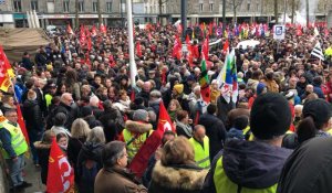 Manifestation contre la réforme des retraites: beaucoup de monde  à Brest !