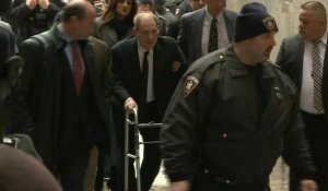 #MeToo: Harvey Weinstein arrive au tribunal pour le début de son procès