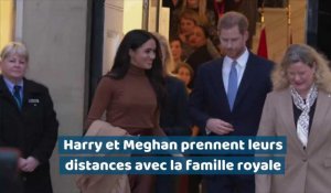 Harry et Meghan prennent leurs distances avec la famille royale 