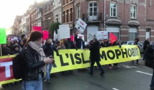 Manifestation contre l'islamophobie à Lille