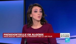 Présidentielle en Algérie : "La rue considère que la page n'est pas tournée"