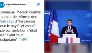 Retraites : « Une réforme historique pour le pays » selon Emmanuel Macron