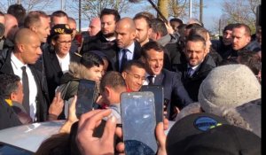 Emmanuel Macron inaugure la Maison des services à Amiens nord