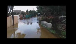 Haute-Corse : inondations dans la plaine de Calenzana