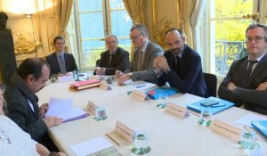 Entretien d'Edouard Philippe avec Philippe Martinez, secrétaire général de la CGT