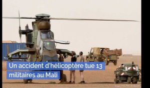 Un accident d'hélicoptère tue 13 militaires au Mali