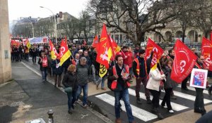 Grève du 17 décembre à Quimper. 5000 personnes dans la rue contre la réforme des retraites 