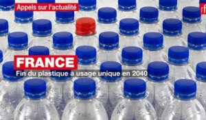 France : fin du plastique à usage unique en 2040