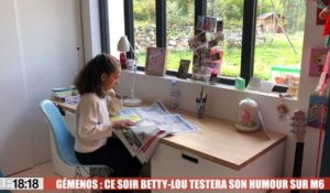 Gémenos  : À 12 ans, Betty-Lou s'essaye à l'humour sur M6