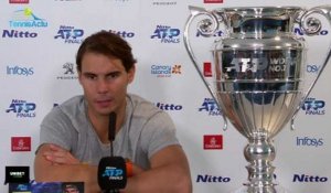 Masters de Londres 2019 - Rafael Nadal is not traumatized not to be in the semifinals. He has the big trophy of world number one