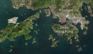 Hong Kong: le campus de l'université PolyU assiégé