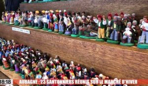 Aubagne : 23 santonniers réunis sur le marché d'hiver