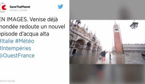 Venise subit sa quatrième marée haute exceptionnelle de la semaine