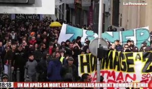 Un an après sa mort, les Marseillais rendent hommage à Zineb