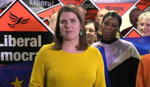 GB: la cheffe du Parti libéral-démocrate s'adresse à des partisans, à 2 jours des législatives