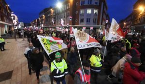 Dunkerque: deux fois moins de manifestants contre la réforme.