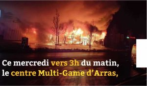 Le Multi-Game d'Arras ravagé par les flammes, une cagnotte de soutien lancée