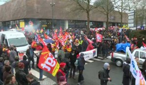 Retraites: des centaines de manifestants à Rennes contre la réforme