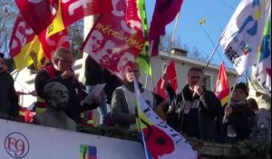 Deuxième journée de mobilisation à Foix contre la réforme des retraites