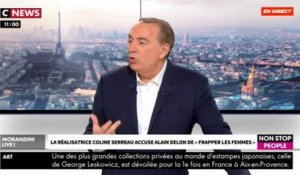 Morandini Live : Alain Delon violent avec les femmes ? Henry-Jean Servat prend sa défense